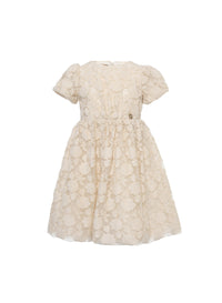 Embroidered Wool Dress