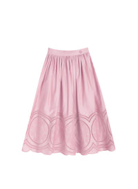 Embroidered Cotton Skirt