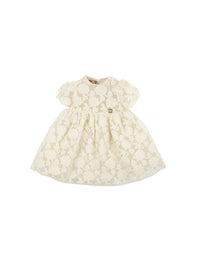 Embroidered Wool Dress
