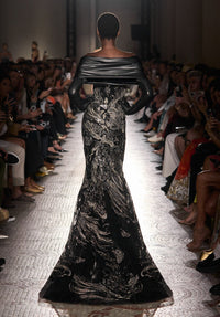 ELIE SAAB HAUTE COUTURE AW24-25 LOOK 33 BACK IMAGE