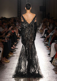 ELIE SAAB HAUTE COUTURE AW24-25 LOOK 36 BACK IMAGE