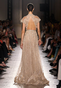 ELIE SAAB HAUTE COUTURE AW24-25 LOOK 57 BACK IMAGE