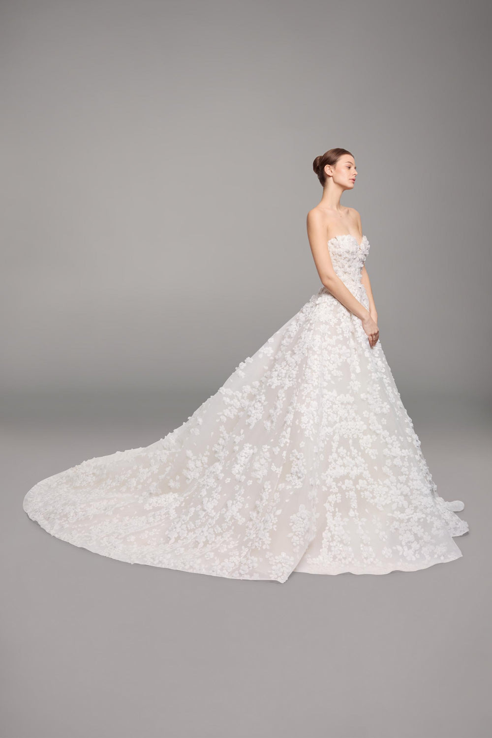 maternity dresses for photoshoot Pure White Maternity Gown for Photo Shoot and Baby Showers main image 1
