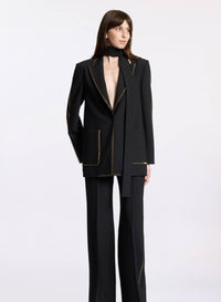 Stud Embellished Blazer