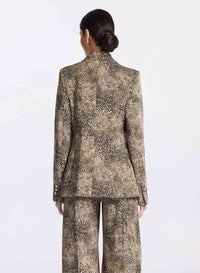 Animalier Print Blazer