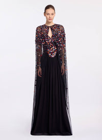 Sequin Embroidered Cape