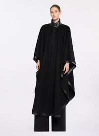 Wool and Leather Cape