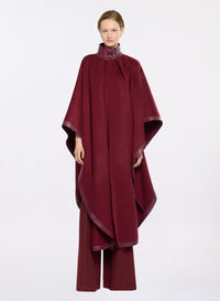 Wool and Leather Cape