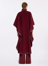 Wool and Leather Cape