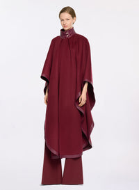 Wool and Leather Cape