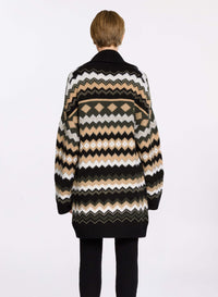 Stud Embellished Knit Cardigan