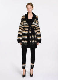 Stud Embellished Knit Cardigan