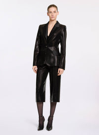 Sequin and Satin Blazer