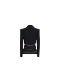 Embellished Cady Blazer