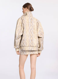 Leather Bomber Jacket