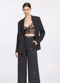 Printed Cady Blazer