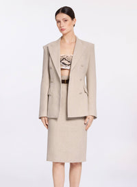 Cotton Canvas Blazer