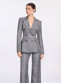 Printed Twill Blazer