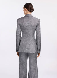 Printed Twill Blazer