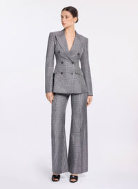 Printed Twill Blazer