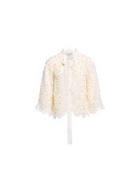 Tulle Embroidered Macram‚ Jacket