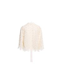 Tulle Embroidered Macram‚ Jacket