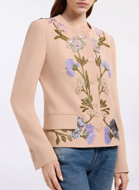 Embellished Cady Jacket