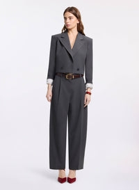 Cropped Wool Jacket