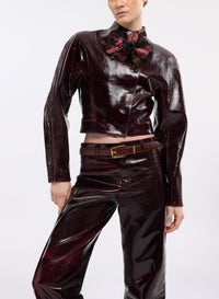 Vinyl Leather Jacket