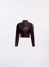 Vinyl Leather Jacket