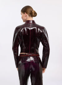 Vinyl Leather Jacket