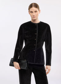 Embellished Velvet Jacket