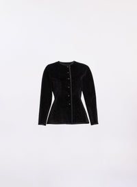 Embellished Velvet Jacket