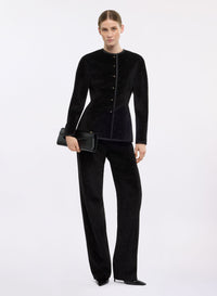 Embellished Velvet Jacket