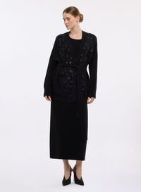 Embellished Knit Cardigan