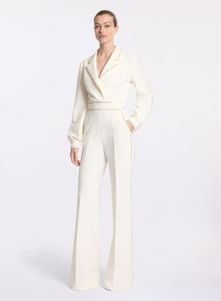 Stud Embellished Jumpsuit ELIE SAAB