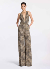 Animalier Print Jumpsuit