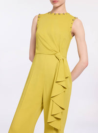 Stud Embellished Cady Jumpsuit