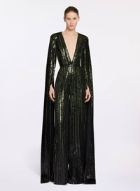 Sequin Embroidered Tulle Jumpsuit