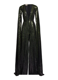 Sequin Embroidered Tulle Jumpsuit