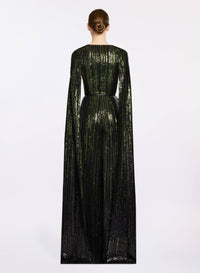 Sequin Embroidered Tulle Jumpsuit