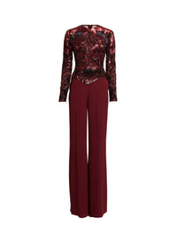 Bead Embroidered and Cady Jumpsuit