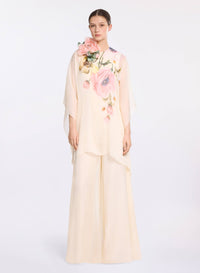 Printed Chiffon Jumpsuit