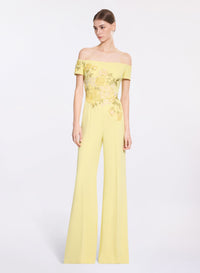 Embellished Cady Jumpsuit
