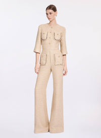 Tweed Jumpsuit