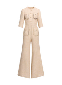 Tweed Jumpsuit