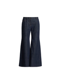 Flared Denim Pants