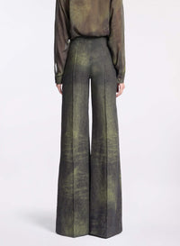Printed Linen Pants