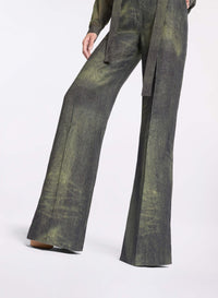Printed Linen Pants
