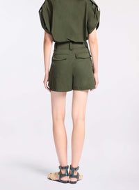 Gabardine Shorts